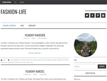 Tablet Screenshot of fashion-life.pl